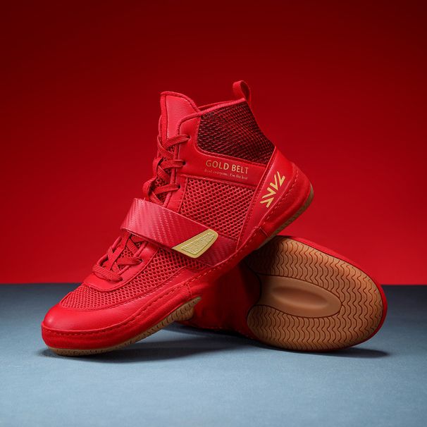 Supply New Men's Boxing Shoes Professional Comprehensive Training Shoes Wrestling Shoes Sanda Fighting Shoes Competition Training_vogvips.com