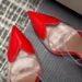 Heels Sandals Al Aia Heart Shaped Heels New Heart Shaped Transparent PVC Stiletto Sandals Fashion Pointed Toe Mules Slippers Spring Summer Women Wedd_vogvips.com