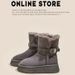 Women's Shoes Popular Version Snow Boots Cow Suede (grinding_vogvips.com