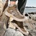 Outdoor Cross-country Mountaineering Running Shock-absorbing Hiking Shoes_vogvips.com