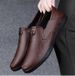 Men's Leather Shoes Style Dress Doudou Shoes Soft-soled Driving Shoes_vogvips.com