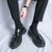 Loafers Men Trendy High-end Business Casual Genuine Leather Slip-on British Style Men's Shoes_vogvips.com