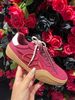 Zhao Zhaoyi's Same Red German Training For Women In Early Spring 2025, New Leather Embroidered Thick Soled Casual Sports_vogvips.com