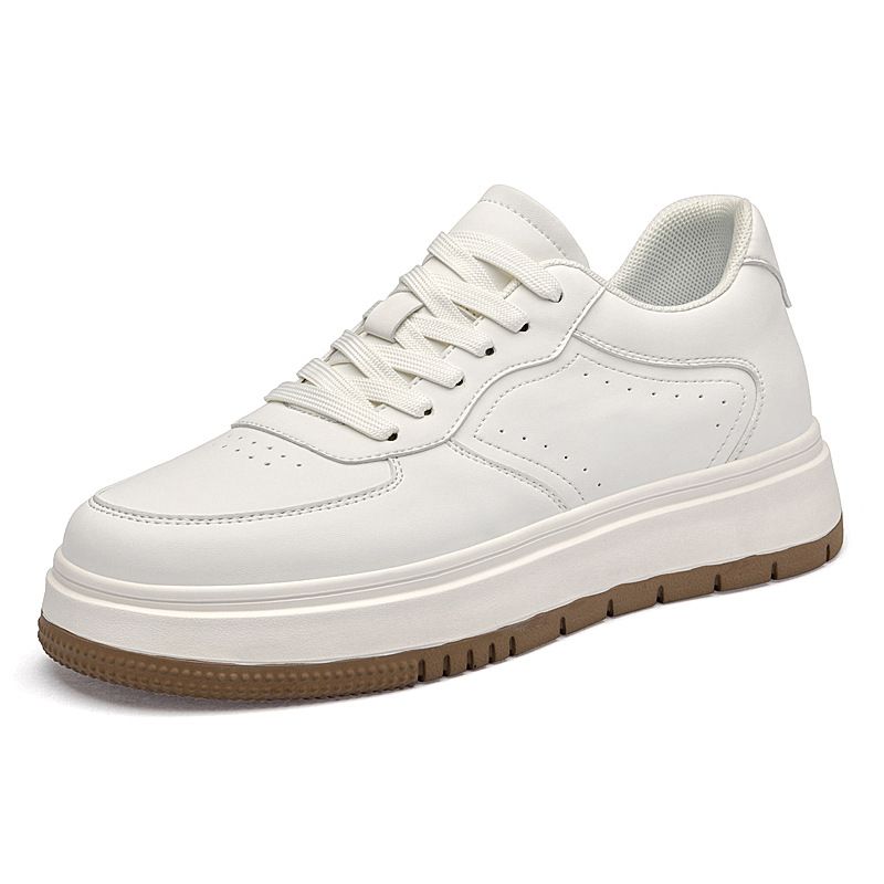 Invisible Height Increase Men's Small Leather Shoes Casual Little White Shoes Board Shoes Light Luxury_vogvips.com