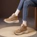 2025 New Thick-Soled Height-Increasing Foam Sole High-Top For Women Spring And Autumn Style Women's With Fleece Lining_vogvips.com