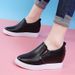 Dad 2022 Spring/Summer New Trendy Shoes Leather Versatile Comfortable Casual Sports Height Increasing White Sneakers For_vogvips.com