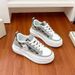 New Thick-Soled Casual Sports Mesh Breathable White Shoes Women 2026 Thin Lace-Up Women's Sneakers_vogvips.com