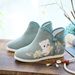 Single Adult Short Single Boot Fabric Shoes, Flat Bottomed Boots, Embroidered Shoes For Girls_vogvips.com