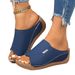 European And American Large-size Thick-soled Wedge Flip-flops, Simple, Casual, Fashionable, Lightweight Sandals With_vogvips.com