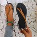 Large Flat Fashionable Slippers For Women's 2025 New Trendy Clip Toe Round Head Beach Shoes_vogvips.com