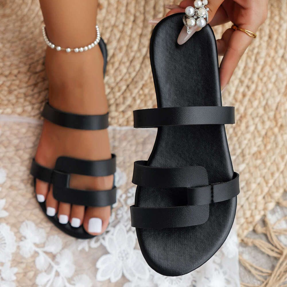 Sandals Women Slippers Wedges Slides Summer Women's Flexible Shock Absorption Pool Waterproof Leisure Footwear Luxury_vogvips.com