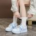 Little White Shoes Children Girls Students Leisure Sports Versatile Board Shoes Street Shooting_vogvips.com