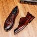 New men's single shoes with vintage washed leather outsole business formal wear light luxury high-end classic leather shoes_vogvips.com
