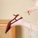 360-28 2026 New Fairy Style Pointed Toe High Heels, Closed-Toe Shallow Heel Stiletto Bridesmaid Sandals_vogvips.com