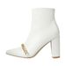 666-2 Women's Western Cowboy Coarse Pointed Versatile Comfortable High Heel Boots_vogvips.com