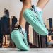Mens Breathable Bounce Trail Running Shoes Anti-slip Cushioning Outdoor Thick Bottom Running Shoes Couple Sneakers_vogvips.com