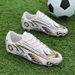 Athletic Shoes New Anti Slip Long Spike Children's Football Shoes Men's Broken Spike Sports Training Shoes Low Top Youth Sports Shoes_vogvips.com