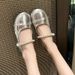 Pearl Flat Sole Shoes, Comfortable Versatile, Niche Women's 2025 New Style, Spring And Autumn French Soft Sole, Grandma_vogvips.com