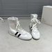 Women Boxing Boots Genuine Leather Boxing New Casual Sports CM Women's High-Top Height-Increasing Martin Boots Breathable Training Shoes_vogvips.com
