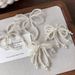 Princess Bow Pearl Shoe Buckle Versatile Shoe Decoration Shoe Flower Lace Bow Shoelace Buckle Shoe Accessories For Women_vogvips.com