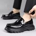 Top Layer Cowhide Thick Soled Leather For Men, Big Head New Style, Raised Leather, Breathable British Casual Derby Shoes_vogvips.com