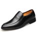European Warm Series 2025 Spring And Autumn New Pointed Business Formal Baita Men's Leather Slip-On Fleece-Lined Cotton Shoes_vogvips.com