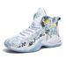 High top basketball shoes men's combat boots mesh top children's rubber soles actual combat training sneakers_vogvips.com