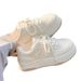 Fufu White Sneakers For Women 2025 Spring And Autumn New Style Student Versatile Chic Thick-Soled Casual Shoes_vogvips.com