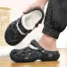 Winter Men Warm Furry Slippers Soft Home Cotton Shoe EVA Fluff Slides Casual Outdoor Comfortable Plush Fur Clogs_vogvips.com