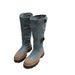 Korean Style Over-the-Knee Long For Women, Denim Washe Shell Toe Thick-Sole Work Fashion Slim Boots, Riing Boots_vogvips.com
