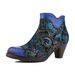 Winter Blue Height-Increasing Adhesive Shoes Martin Boots For Women In Stock Low-Cut Round-Toe SGS Sandals_vogvips.com
