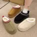 New Free Shipping Designer For Woman Cotton Shoes Keep Warm Winter Vintage Classic Snow Boots Black White Green 5D0_vogvips.com