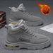 European Warm Series Northeastern Cotton Shoes Summer Non-Slip Fleece-Lined Warm Thickened Snow Men's High-Top Work Safety Martin Boots_vogvips.com