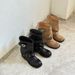 Studded Pleated Slouch 25 Autumn Winter New Western Cowboy Short Tube Belt Buckle Cuff Boots_vogvips.com