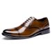 Euro Step New Brogue Carved Men's Genuine Leather Shoes Casual Formal Three-Connector British Business Style_vogvips.com