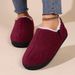 Bebealy Winter For Outdoor Antiskid Fashion Casual Warm Fluffy Slippers Indoor Plush Flat Men Shoes_vogvips.com