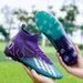 High-Top Soccer Cleats - Lightweight Breathable Football Shoes With Anti-Slip Rubber Sole For Indoor/Outdoor Training On Natural & Artificial Grass_vogvips.com