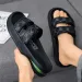 Women Sandals Men Waterproof Summer Work Flexible Breathable Arch Support Men's Beach Pool Shock Absorption Slides_vogvips.com