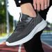 Couple's Casual Sports Shock-Absorbing Fly Woven Running For Men, Lightweight And Breathable Mesh Men's Shoes, Hot_vogvips.com