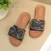 Women's Summer Beach Slides Flat Durable One Word Slippers Cool And Casual Versatile_vogvips.com