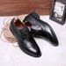 Blok Carved Men's Casual With Soft Soles, Trendy And Breathable British Leather Shoes For Men_vogvips.com