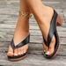 Cross-Border New Large Size European And American Style Clip-Toe High Fashion Wholesale Chunky Heel Sandals For Women_vogvips.com