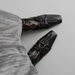 Cowhide Wrinkled Hollow Mary Jane Shoes For Women In Early Autumn Retro Bow Half Step Square Toe Flat Shoes_vogvips.com