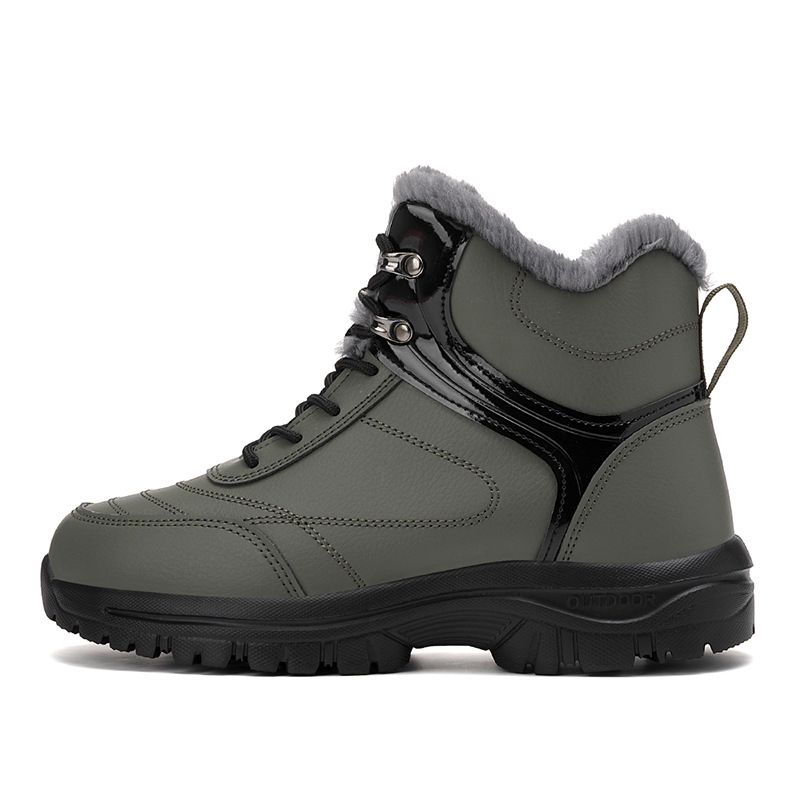 Men's Shoes Men's Snow Boots Thickened Outdoor Cold-resistant Velvet Thermal Hiking Shoes Waterproof Casual Shoes Men's_vogvips.com