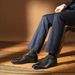 【 Shipping Within 48 Hours 】 European Men's Shoes With Leather Toe Layer, Hand Polished Formal Wear, Oxford Business_vogvips.com
