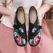 Morning Glory Flower Round Head Spring And Autumn Women's Single Canvas Embroidered Cloth Shoes_vogvips.com