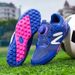 Summer Mesh Mesh Football Shoes Velcro Training Children's Broken Nails Primary School Students Competition Rotation Spike Shoes_vogvips.com