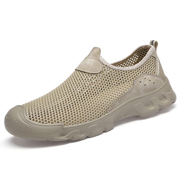 Men's Nesting Sports Casual Shoes Mountaineering Wear-resistant Casual Shoes Mesh Outdoor Shoes_vogvips.com