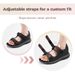 FitVille Diabetic For Women Wide Width Open Toe Orthopedic Summer Sandals With Adjustable Straps &Arch Support_vogvips.com