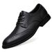 Men's Leather Shoes Dress Engraved Leather Shoes Style Work Shoes Casual, Large Size Men_vogvips.com